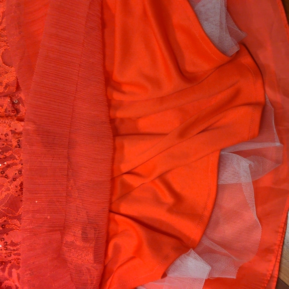 🤑Reduced 🤑Laura BNWT Coral Strapless Mermaid Lace Dress Size 0 - Picture 8 of 8